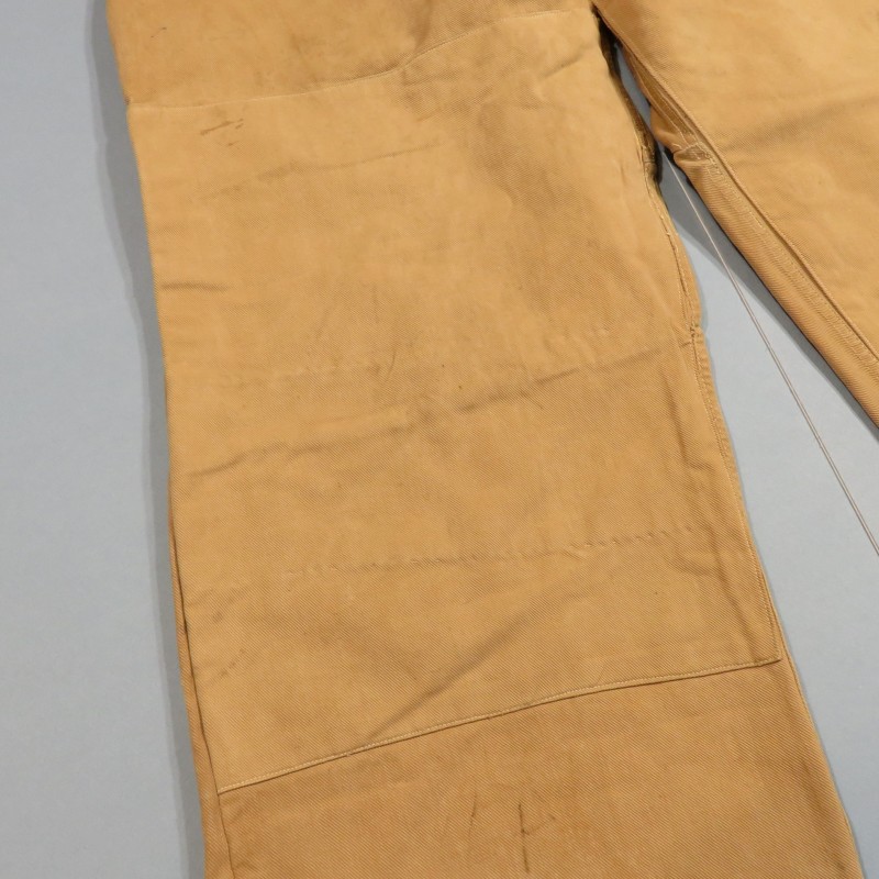 PANTALON MODELE 1914 RENFORCE TROUPE SOUS OFFICIERS COULEUR BEIGE TROUPES D'AFRIQUE ET COLONIALES TIRAILLEURS LEGION ETRANGERE