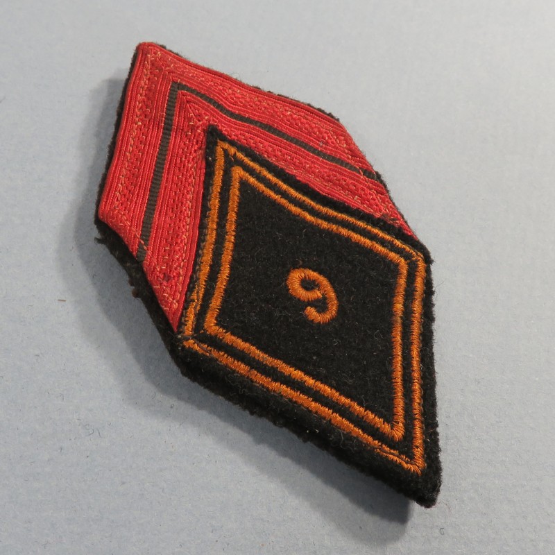 INSIGNE GRADE ET LOSANGE DE CAPORAL DU 9 ème RCP REGIMENT DE CHASSEURS PARACHUTISTES 1956 1961