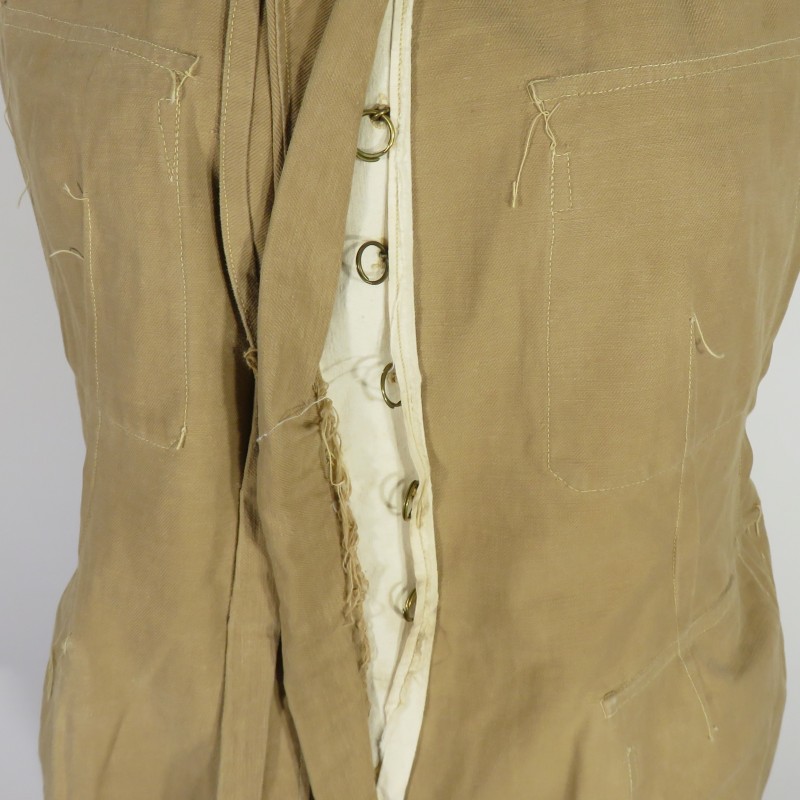 VESTE D'UNIFORME D'OFFICIER MODELE 1920 /29 ETAT MAJOR D'UN REGIMENT D'ARTILLERIE COULEUR BEIGE SABLE