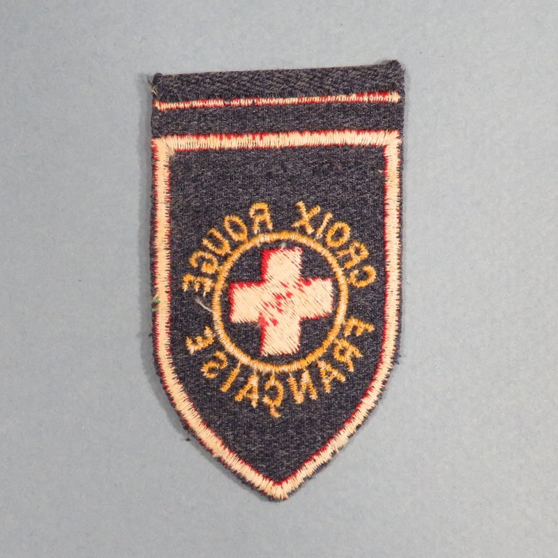 INSIGNE ET GRADE CRF DE LA CROIX ROUGE SERVICE DE SANTE INFIRMIERE AFAT AUXILIAIRES FEMININES DE L'ARMEE DE TERRE 1940 1945