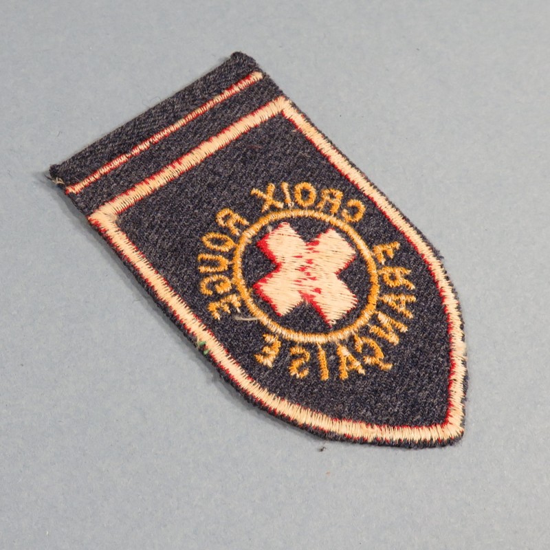 INSIGNE ET GRADE CRF DE LA CROIX ROUGE SERVICE DE SANTE INFIRMIERE AFAT AUXILIAIRES FEMININES DE L'ARMEE DE TERRE 1940 1945