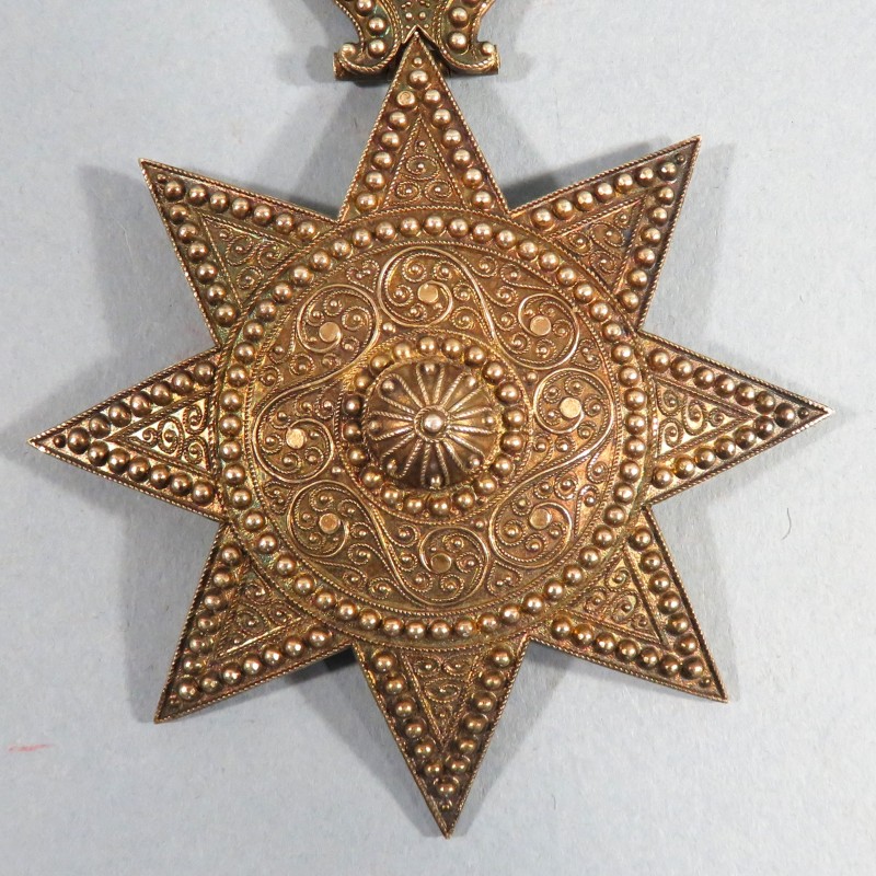 ETHIOPIE BIJOUX DE GRAND-CROIX OU MEDAILLE DE COMMANDEUR DE L'ORDRE DE L'ETOILE D'ETHIOPIE ETHIOPIA STAR MEDAL