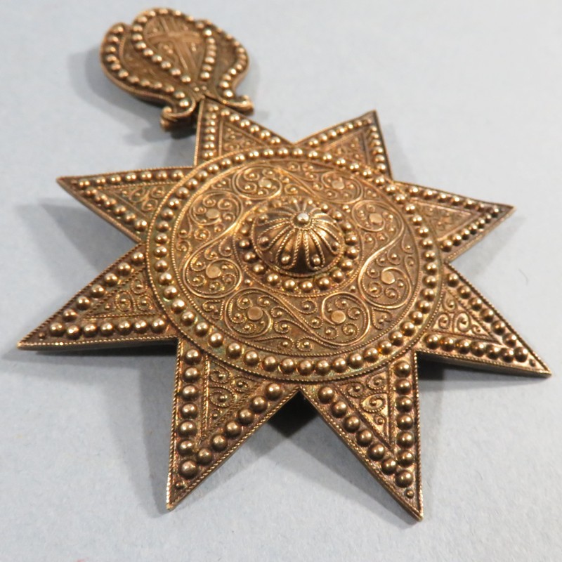 ETHIOPIE BIJOUX DE GRAND-CROIX OU MEDAILLE DE COMMANDEUR DE L'ORDRE DE L'ETOILE D'ETHIOPIE ETHIOPIA STAR MEDAL