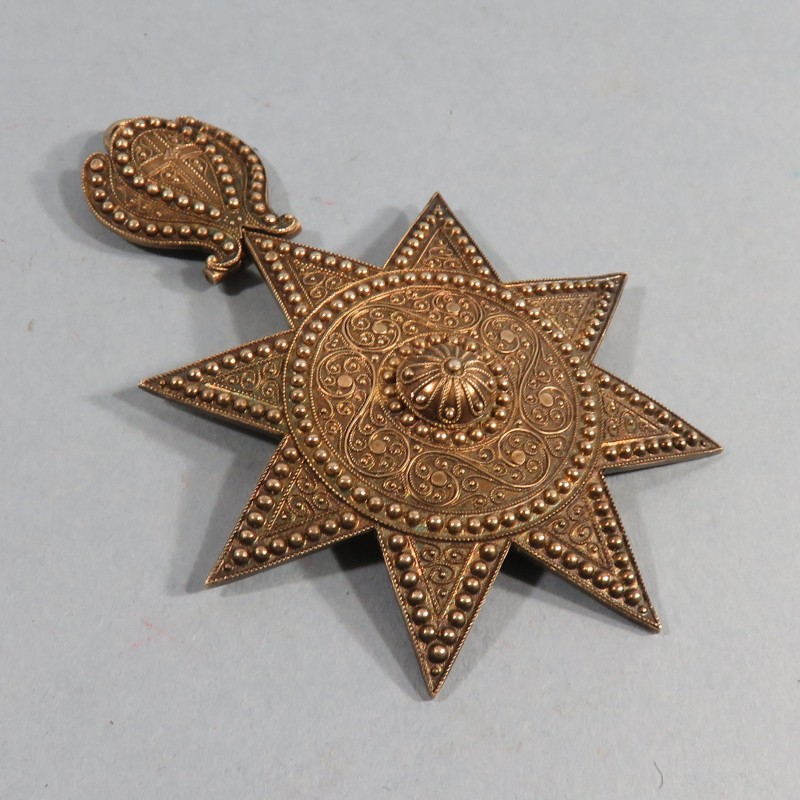 ETHIOPIE BIJOUX DE GRAND-CROIX OU MEDAILLE DE COMMANDEUR DE L'ORDRE DE L'ETOILE D'ETHIOPIE ETHIOPIA STAR MEDAL