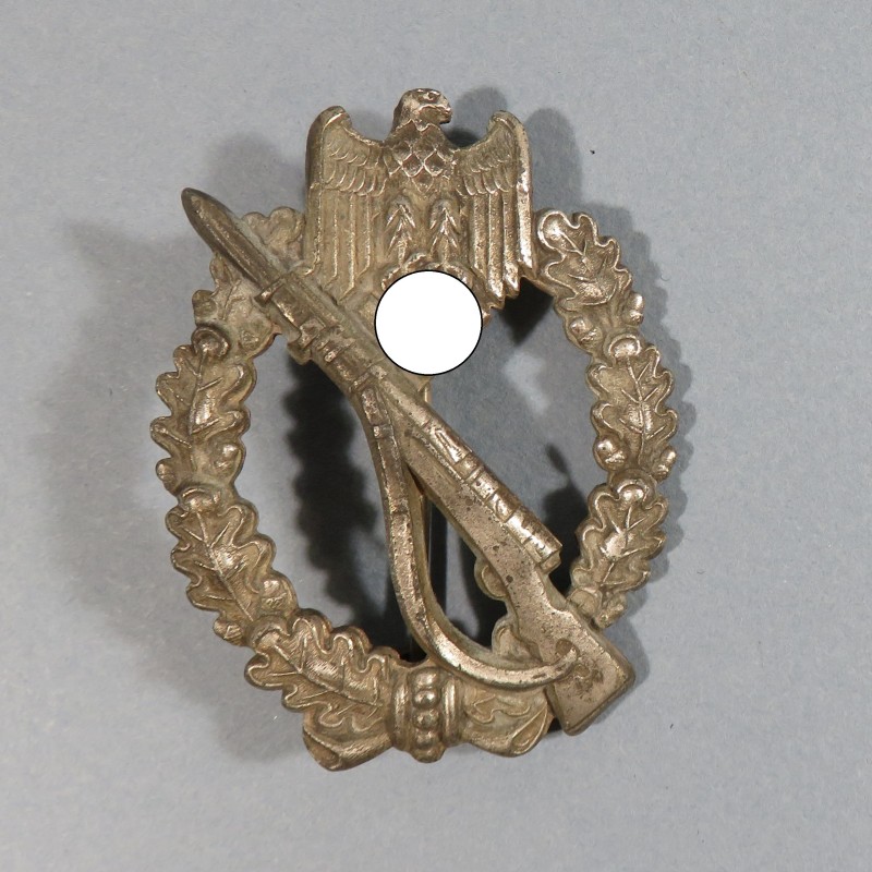 ALLEMAGNE INSIGNE DE COMBAT INFANTERIE BADGE DE POITRINE ALLEMAND SECONDE GUERRE FABRICANT FLL FRIEDRICH LINDEN