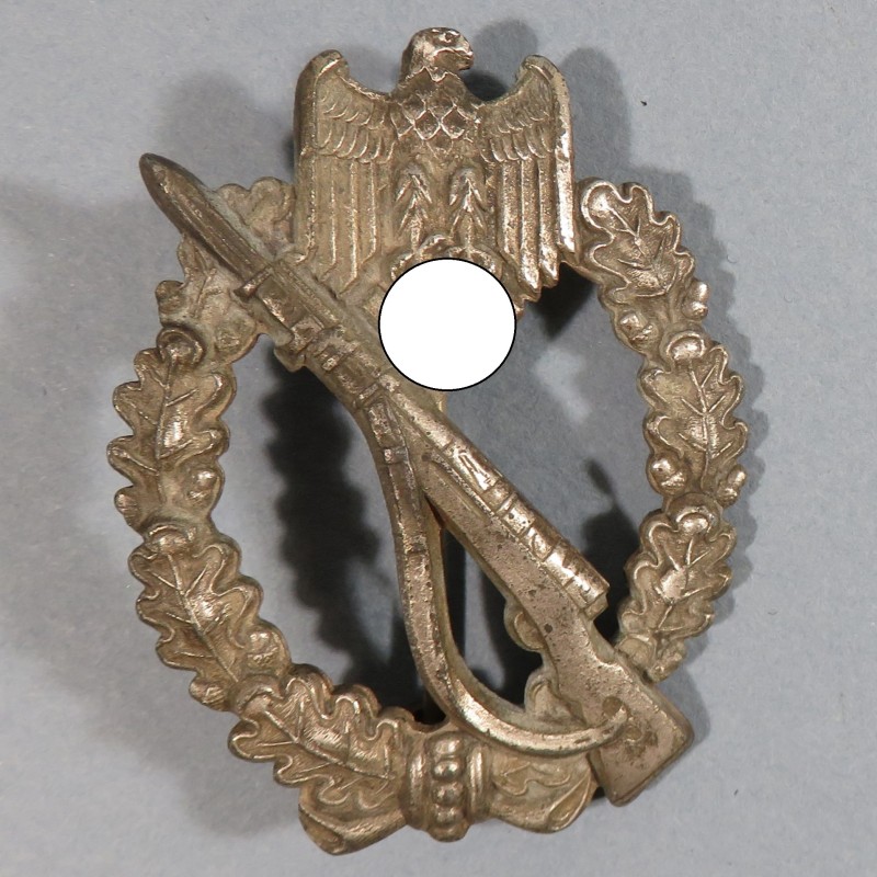 ALLEMAGNE INSIGNE DE COMBAT INFANTERIE BADGE DE POITRINE ALLEMAND SECONDE GUERRE FABRICANT FLL FRIEDRICH LINDEN