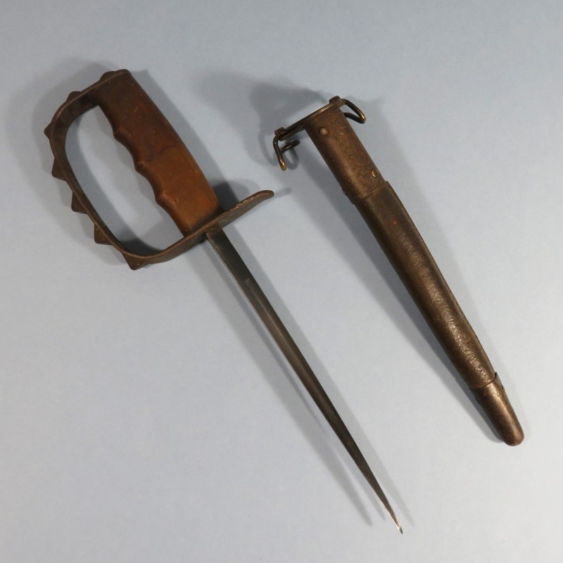 SUPERBE !! COUTEAU DE COMBAT US17 MODELE TRENCH KNIFE 1917 FABRICATION L.F. & C. FIGTH KNIFE WW1