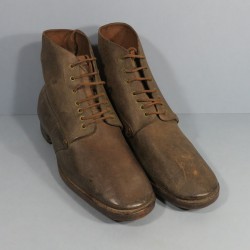 BRODEQUINS CHAUSSURES MILITAIRE EN CUIR MODELE 1917 TOUTES ARMES DATEES 1931 GRANDE TAILLE 29/2 44