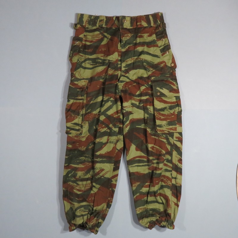 PANTALON DE TREILLI CAMOUFLE MODELE 1947-56 PARACHUTISTES ALGERIE LEGION ETRANGERE TAP TAILLE 41