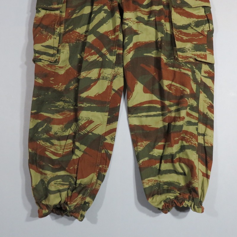 PANTALON DE TREILLI CAMOUFLE MODELE 1947-56 PARACHUTISTES ALGERIE LEGION ETRANGERE TAP TAILLE 41