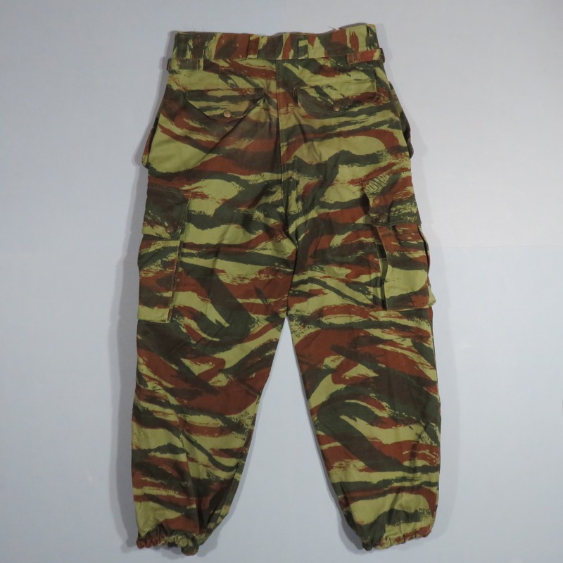 PANTALON DE TREILLI CAMOUFLE MODELE 1947-56 PARACHUTISTES ALGERIE LEGION ETRANGERE TAP TAILLE 41