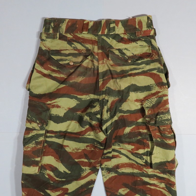 PANTALON DE TREILLI CAMOUFLE MODELE 1947-56 PARACHUTISTES ALGERIE LEGION ETRANGERE TAP TAILLE 41