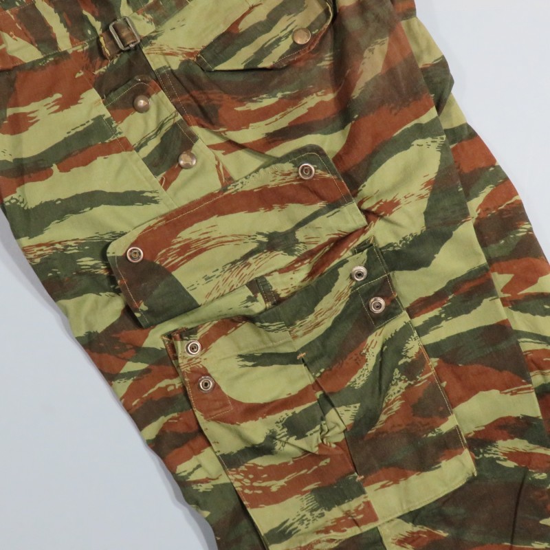 PANTALON DE TREILLI CAMOUFLE MODELE 1947-56 PARACHUTISTES ALGERIE LEGION ETRANGERE TAP TAILLE 41