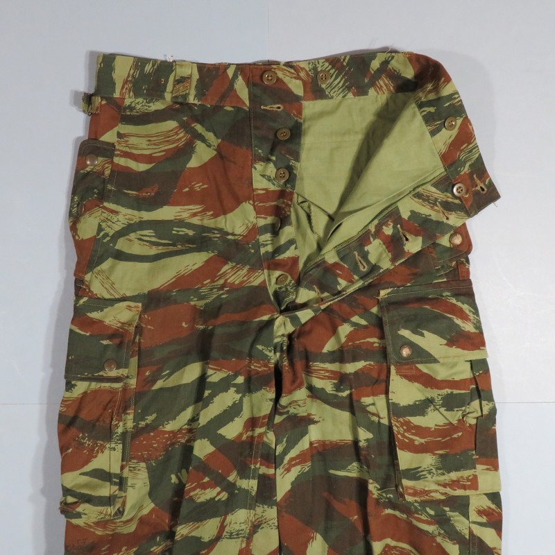 PANTALON DE TREILLI CAMOUFLE MODELE 1947-56 PARACHUTISTES ALGERIE LEGION ETRANGERE TAP TAILLE 41