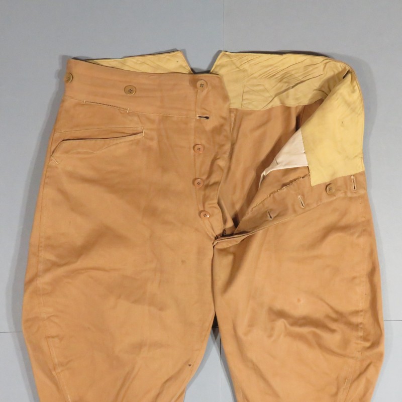 PANTALON CULOTTE QUALITE SOUS OFFICIERS OU OFFICIER TYPE 1929 DES TROUPES D'AFRIQUE ET COLONIALES TIRAILLEURS LEGION ETRANGERE