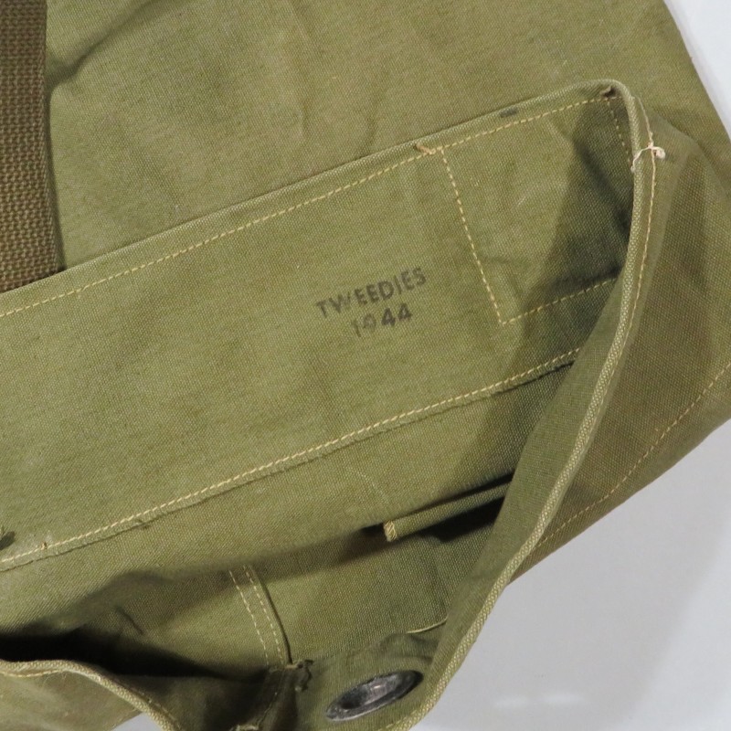 SAC A PAQUETAGE US 1944 DUFFEL BAG GRAND SAC MARIN SECONDE GUERRE GI EQUIPEMENT WW2 TWEEDIES 44