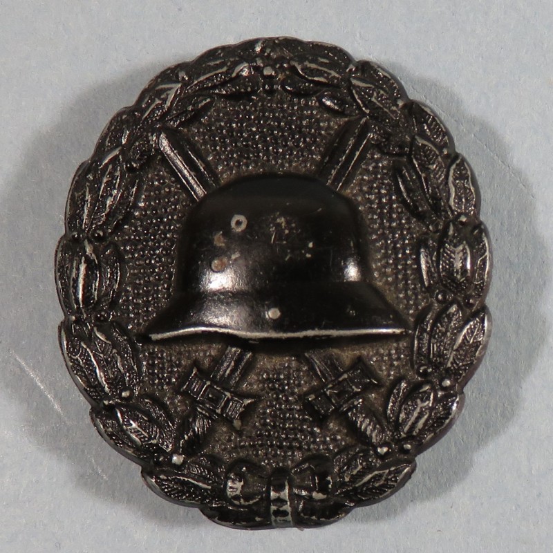 ALLEMAGNE INSIGNE NOIR DES BLESSES PREMIERE GUERRE BADGE DE POITRINE 1914 1918