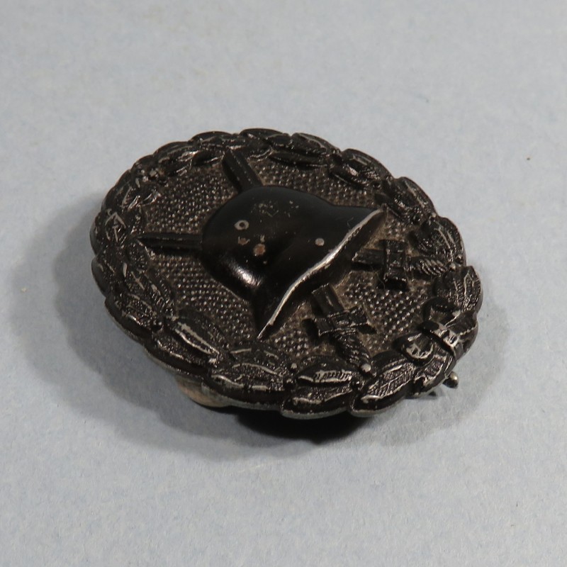 ALLEMAGNE INSIGNE NOIR DES BLESSES PREMIERE GUERRE BADGE DE POITRINE 1914 1918