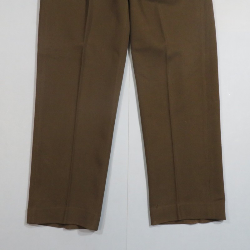 PANTALON US OFFICIER MODELE 1938 SORTIE OU SERVICE KAKI FONCE TOUR DE TAILLE 76 cm