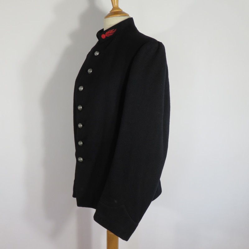 VESTE OU VAREUSE MODELE 1880 1890 TROUPE OU SOUS OFFICIERS DES SAPEURS POMPIERS