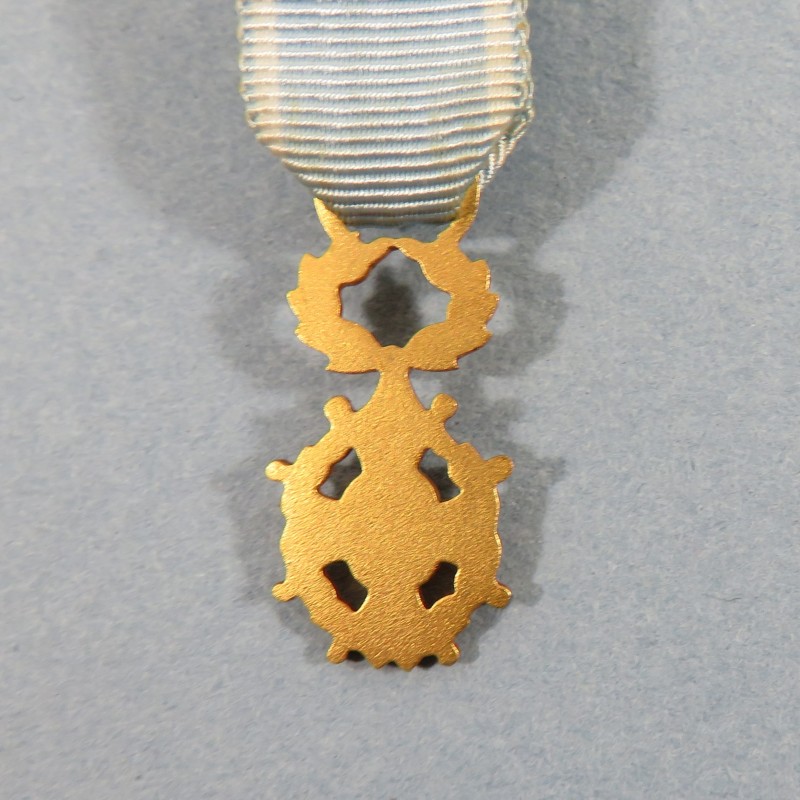 FRANCE REDUCTION DE LA MEDAILLE DE LA SOCIETE ACADEMIQUE DES ARTS-SCIENCES ET LETTRES COMMANDEUR A GRAND CROIX °