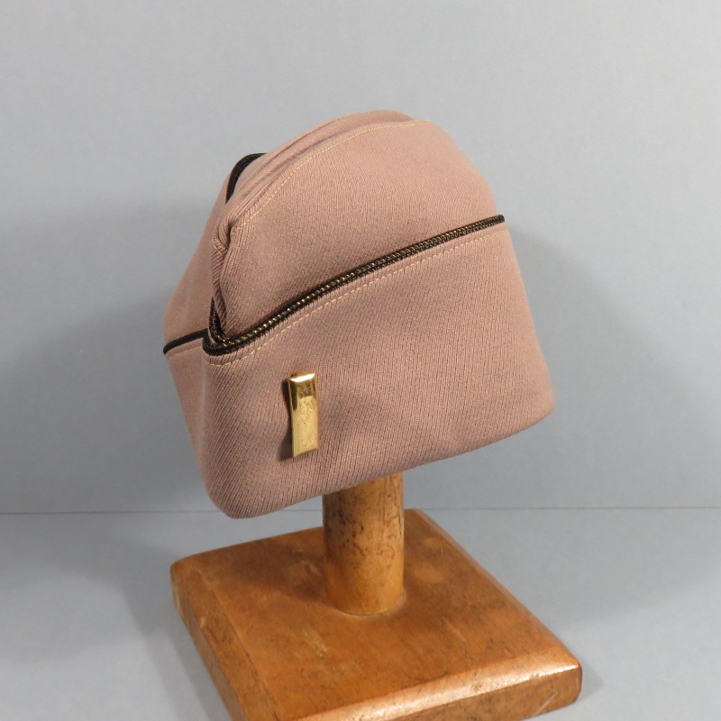 CALOT OU BONNET DE POLICE US WW2 PINK POUR UN PREMIER LIEUTENANT USAAF TAILLE 7 ENSEMBLE PITTMAN