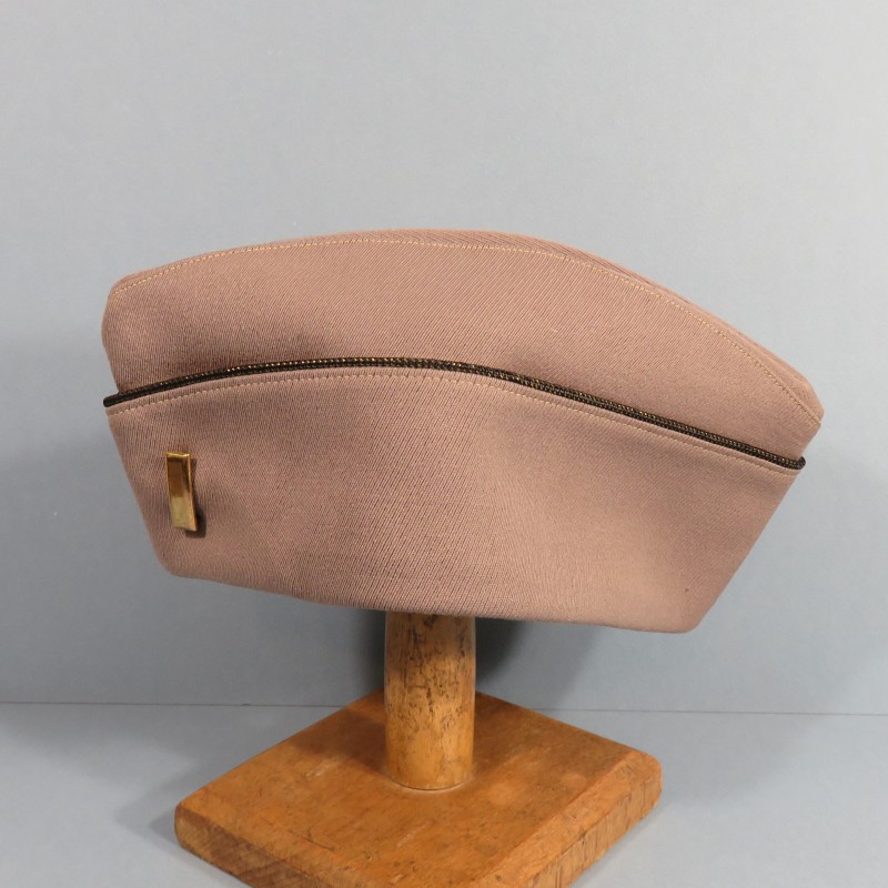 CALOT OU BONNET DE POLICE US WW2 PINK POUR UN PREMIER LIEUTENANT USAAF TAILLE 7 ENSEMBLE PITTMAN