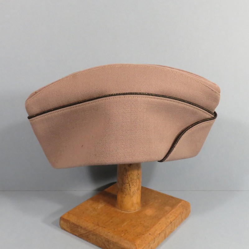 CALOT OU BONNET DE POLICE US WW2 PINK POUR UN PREMIER LIEUTENANT USAAF TAILLE 7 ENSEMBLE PITTMAN