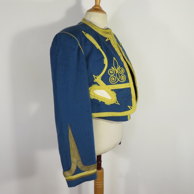 BOLERO ET GILET D'UNIFORME DE TIRAILLEUR ALGERIEN POUR UN SOUS OFFICIER TOMBEAU BLANC DU 2 ème REGIMENT RTA ANNEES 1930 1940