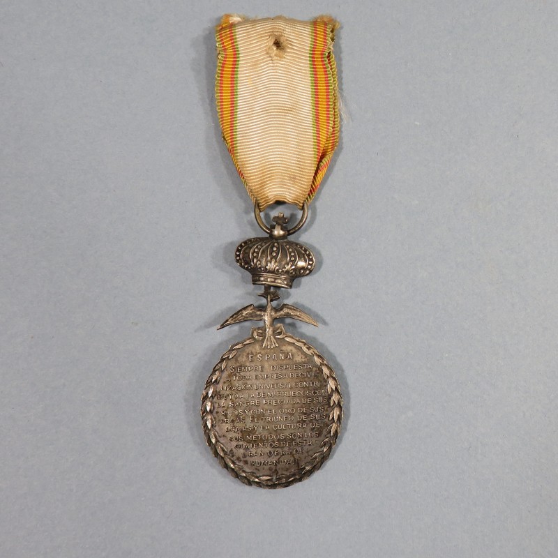 ESPAGNE MEDAILLE DE LA PAZ 1909 1927 LA PAIX AU MAROC GUERRE DU RIF MARRUECOS