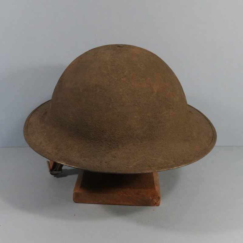 CASQUE US MODELE 1917 COMBAT PEINTURE KAKI INTERIEUR COMPLET WW1 BRODIE HELMET MKI PREMIERE GUERRE DATE 1918