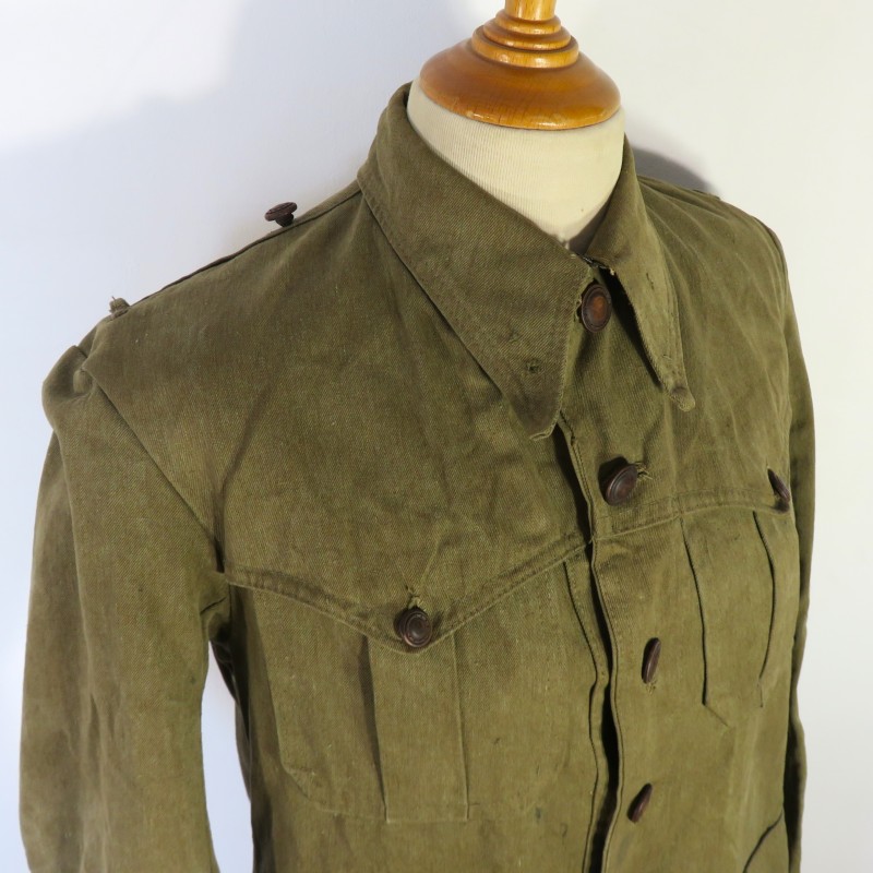 ESPAGNE VESTE OU SAHARIENNE TROPICALE MODELE 1943 POUR LE MAROC SPAIN UNIFORM MOROCCO SAHARA