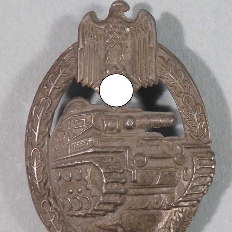 ALLEMAGNE INSIGNE DE COMBAT PANZER BADGE DE POITRINE ALLEMAND SECONDE GUERRE PANZERKAMPFABZEICHEN