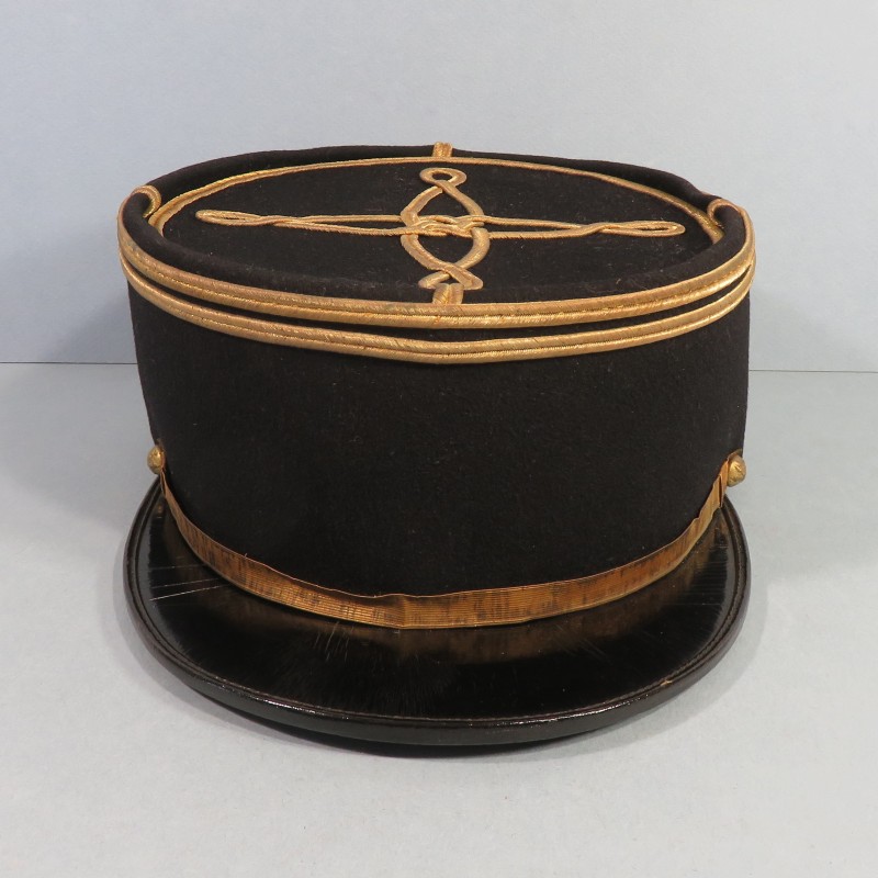 KEPI POLO LIEUTENANT D'ARTILLERIE MODELE 1910 - 1920 GRANDE TAILLE 59/60 FAB. LIAND A PARIS