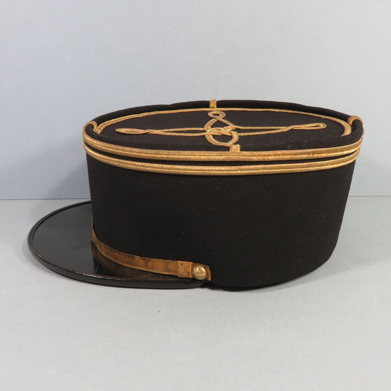 KEPI POLO LIEUTENANT D'ARTILLERIE MODELE 1910 - 1920 GRANDE TAILLE 59/60 FAB. LIAND A PARIS