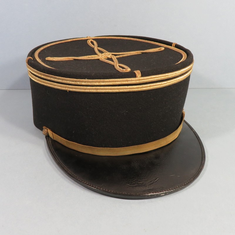 KEPI POLO LIEUTENANT D'ARTILLERIE MODELE 1910 - 1920 GRANDE TAILLE 59/60