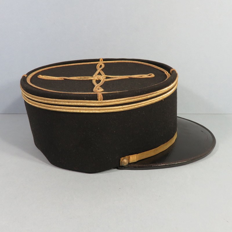 KEPI POLO LIEUTENANT D'ARTILLERIE MODELE 1910 - 1920 GRANDE TAILLE 59/60