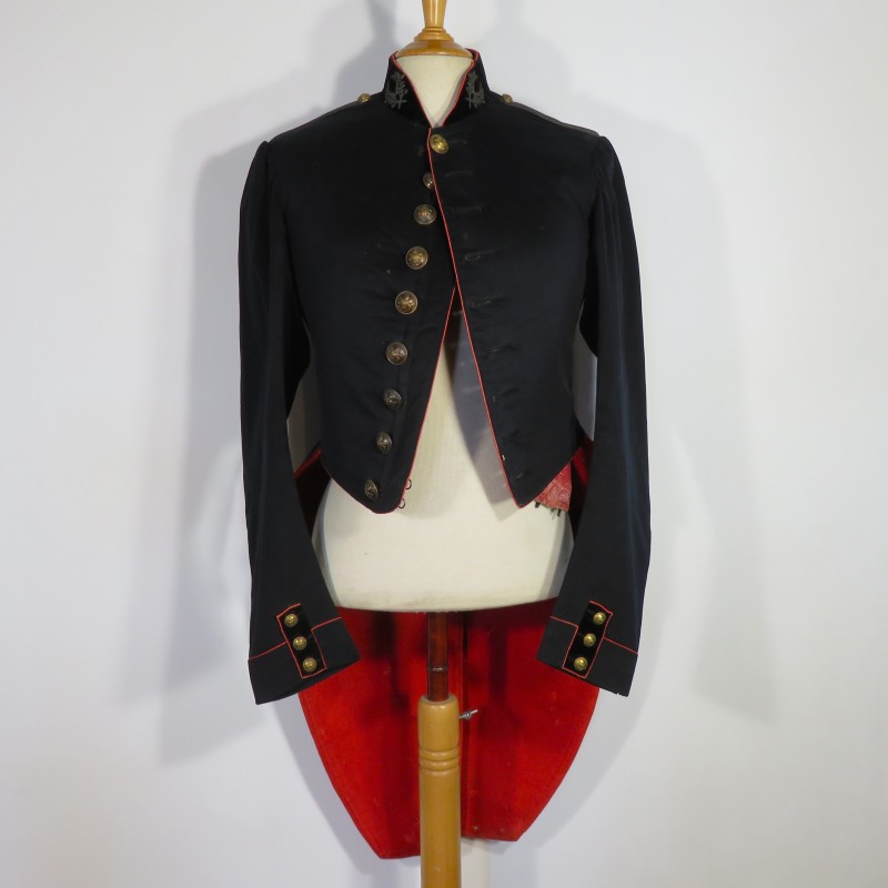 UNIFORME TENUE VESTE FRAC ET PANTALON DE L'ECOLE IMPERIALE POLYTECHNIQUE SECOND EMPIRE NAPOLEON III MODELE 1852