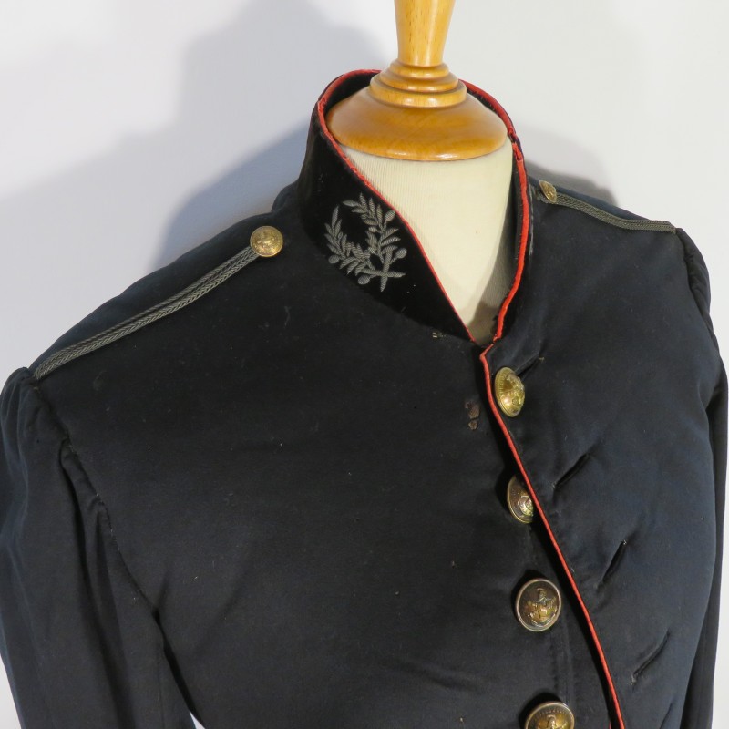 UNIFORME TENUE VESTE FRAC ET PANTALON DE L'ECOLE IMPERIALE POLYTECHNIQUE SECOND EMPIRE NAPOLEON III MODELE 1852