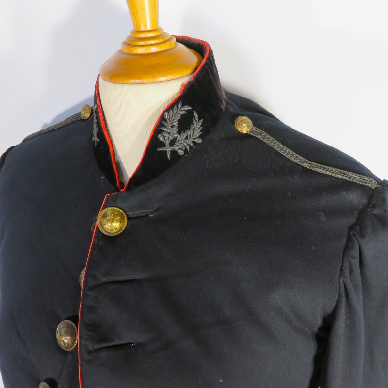 UNIFORME TENUE VESTE FRAC ET PANTALON DE L'ECOLE IMPERIALE POLYTECHNIQUE SECOND EMPIRE NAPOLEON III MODELE 1852