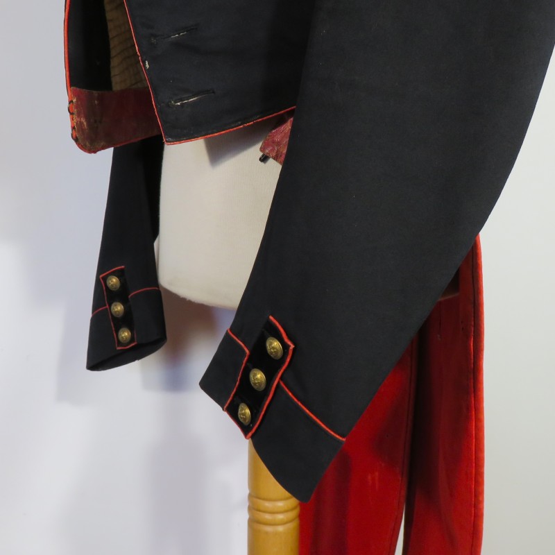 UNIFORME TENUE VESTE FRAC ET PANTALON DE L'ECOLE IMPERIALE POLYTECHNIQUE SECOND EMPIRE NAPOLEON III MODELE 1852