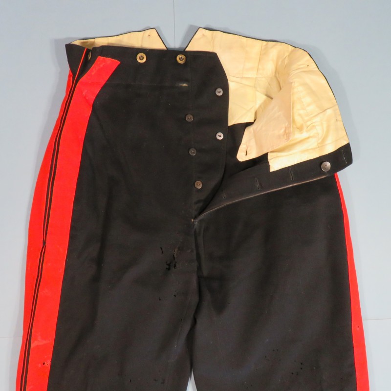 UNIFORME TENUE VESTE FRAC ET PANTALON DE L'ECOLE IMPERIALE POLYTECHNIQUE SECOND EMPIRE NAPOLEON III MODELE 1852