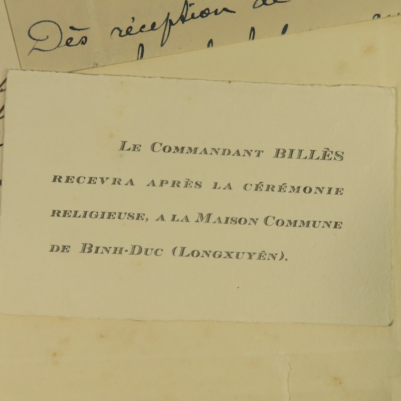 ARCHIVE PHOTOS ET PAPIERS DE L'ADMINISTRATEUR DES SERVICES CIVILS DE L'INDOCHINE FERNAND CAIRE 1927 LOUGXUYEN