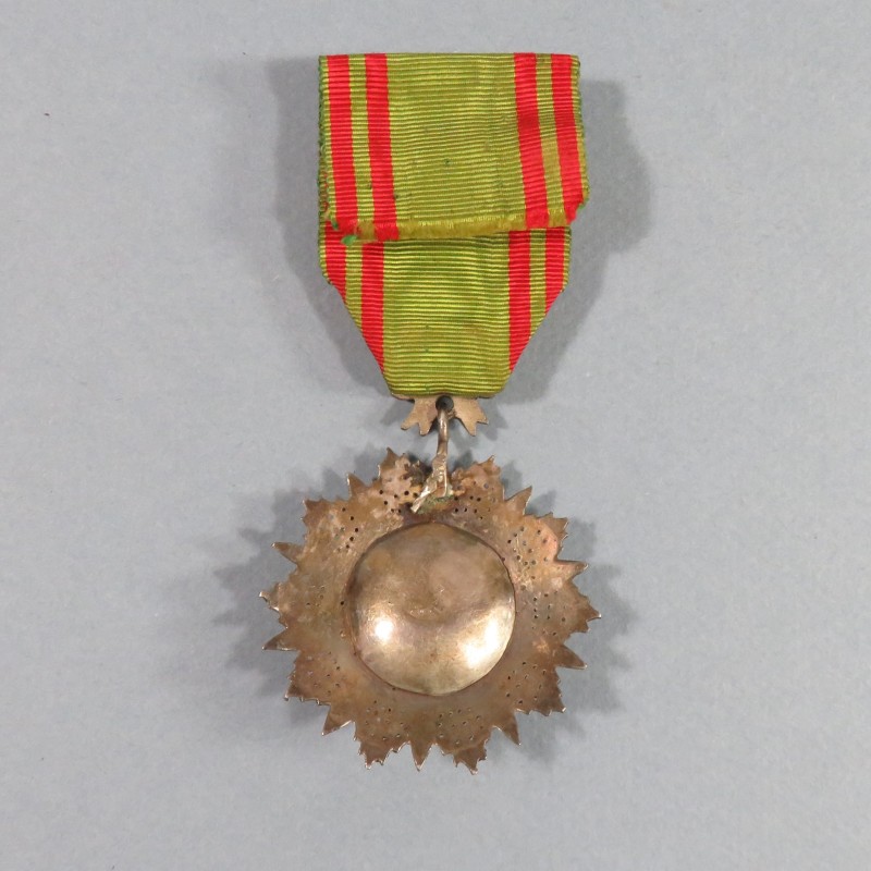 TUNISIE MEDAILLE D'OFFICIER DE L'ORDRE DU NICHAN IFTIKHAR ALI BEY 1882-1902 FABRICATION TUNISIENNE