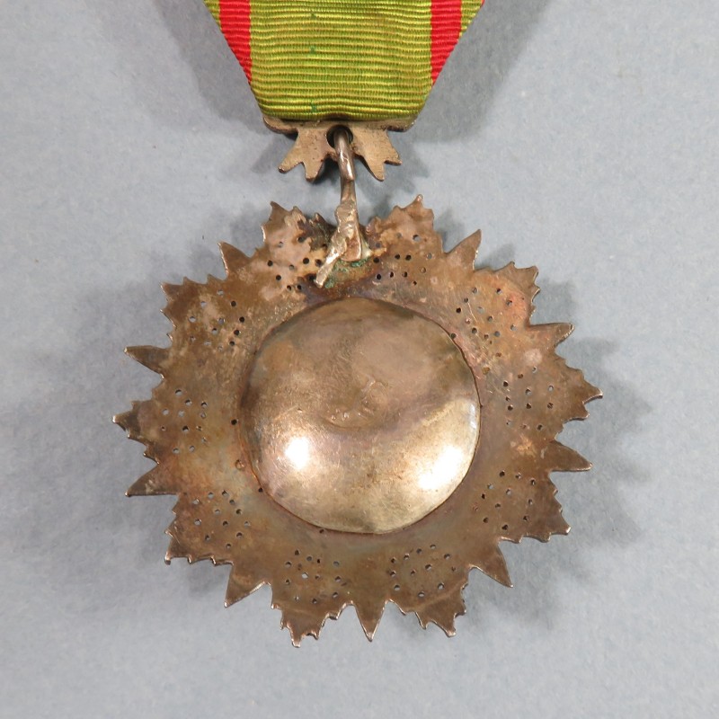 TUNISIE MEDAILLE D'OFFICIER DE L'ORDRE DU NICHAN IFTIKHAR ALI BEY 1882-1902 FABRICATION TUNISIENNE