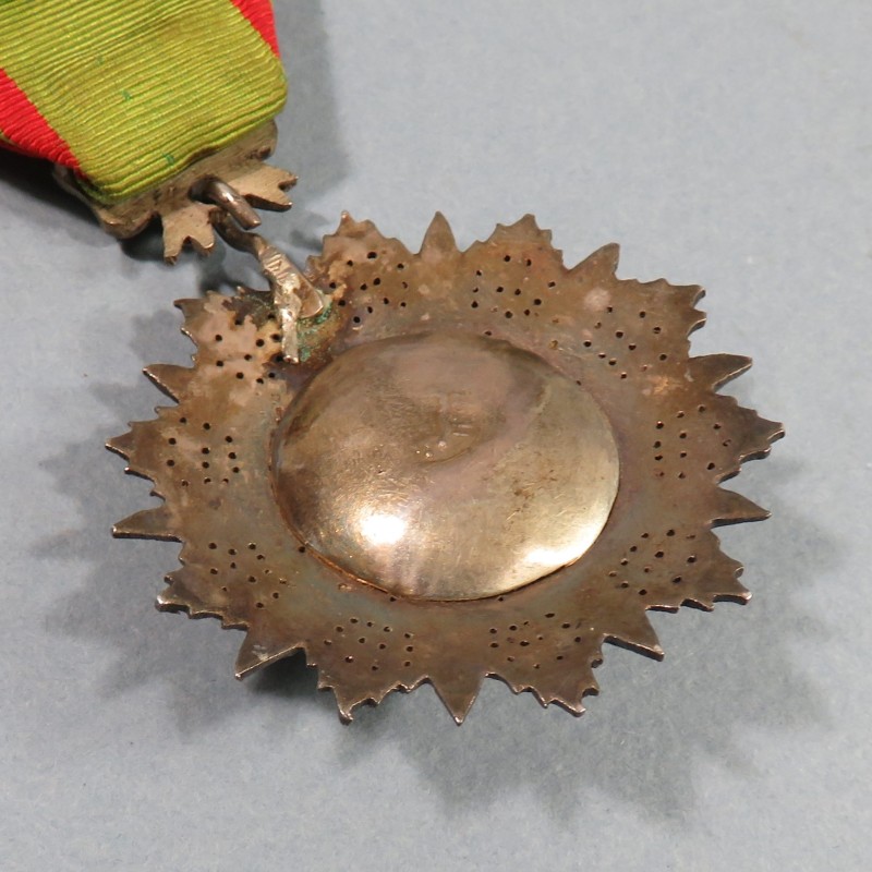 TUNISIE MEDAILLE D'OFFICIER DE L'ORDRE DU NICHAN IFTIKHAR ALI BEY 1882-1902 FABRICATION TUNISIENNE