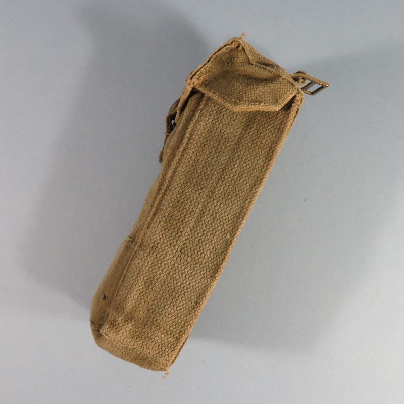 POUCH PORTE CHARGEURS WEB CARTOUCHIERE ANGLAIS 1937 FAB CANADA POUR TRANSPORT DE MUNITIONS DATE 1944