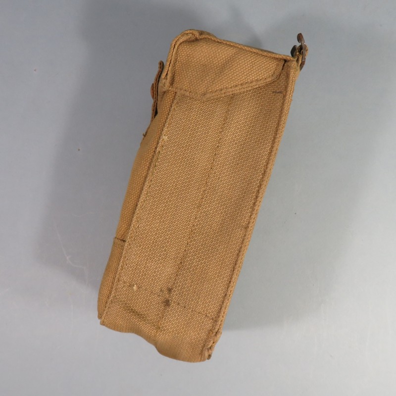 POUCH PORTE CHARGEURS WEB CARTOUCHIERE ANGLAIS 1937 DATE 1940 POUR TRANSPORT DE MUNITIONS STEN FM BREN GRENADES MILLS