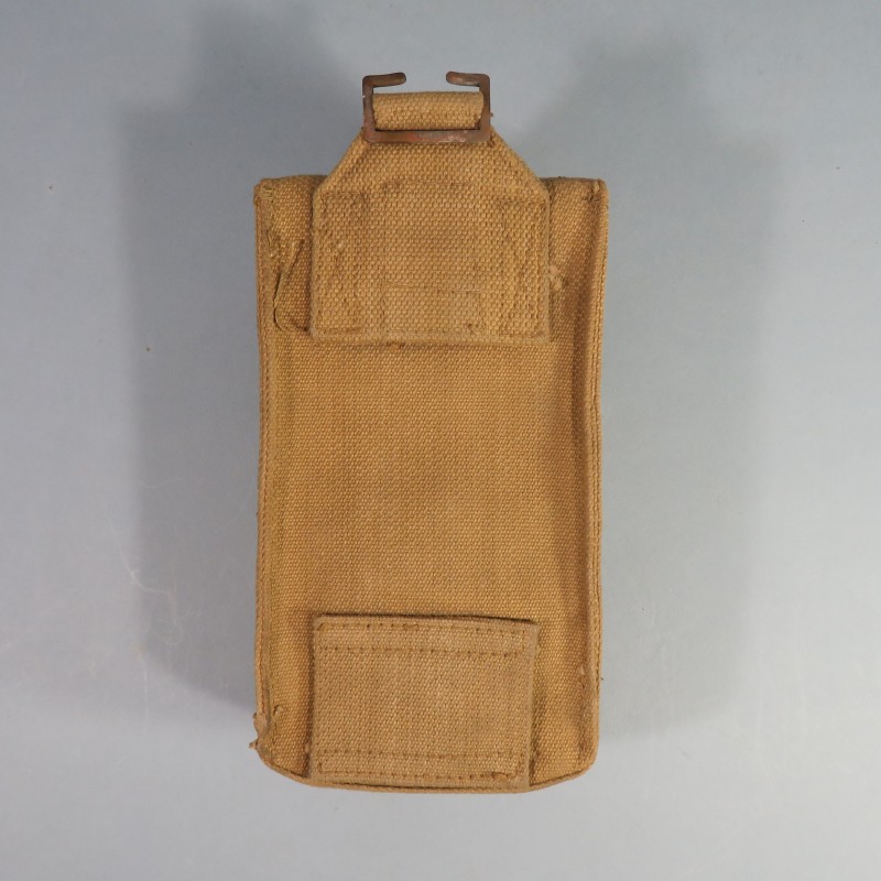 POUCH PORTE CHARGEURS WEB CARTOUCHIERE ANGLAIS 1937 DATE 1940 POUR TRANSPORT DE MUNITIONS STEN FM BREN GRENADES MILLS