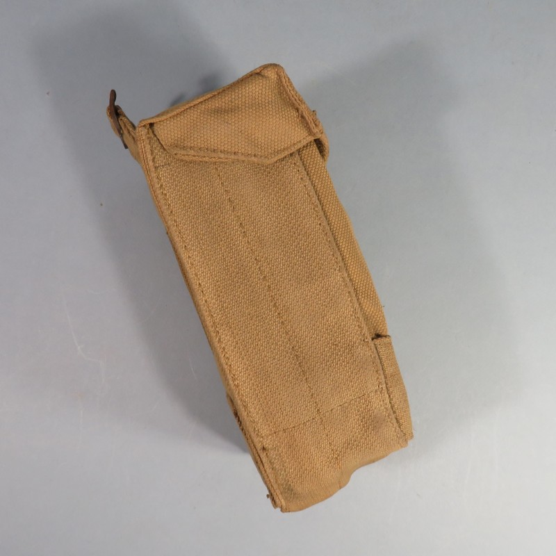 POUCH PORTE CHARGEURS WEB CARTOUCHIERE ANGLAIS 1937 DATE 1940 POUR TRANSPORT DE MUNITIONS STEN FM BREN GRENADES MILLS